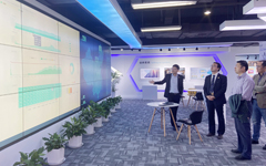 高新区管委会领导莅临爱游戏·ayx体育(china)官方网站公司调研
