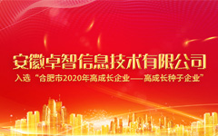安徽爱游戏·ayx体育(china)官方网站信息技术有限公司入选“合肥市2020年高成长企业—高成长种子企业”